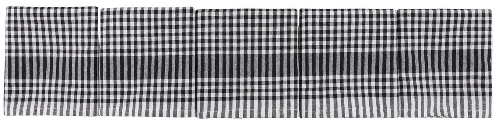 Комплект кърпи за миене (10 броя), цвят Черен и бял