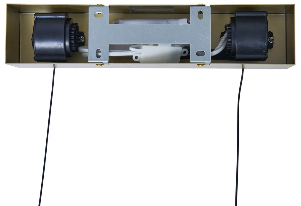 Модерна висяща лампа месинг с LED 3-степенно димиране Easylift - Straight