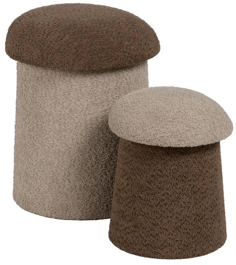 Кафяво-бежова табуретка – Ixia