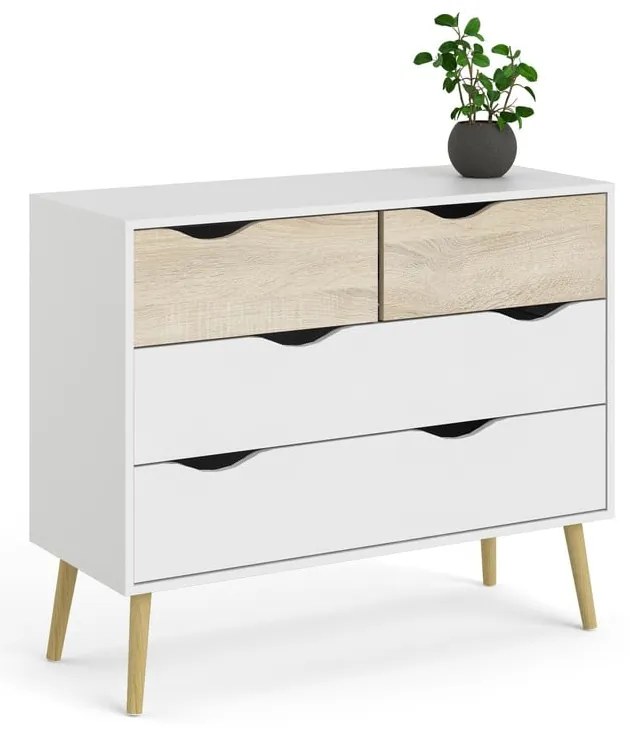 Бял скрин , 99 x 82 cm Oslo - Tvilum