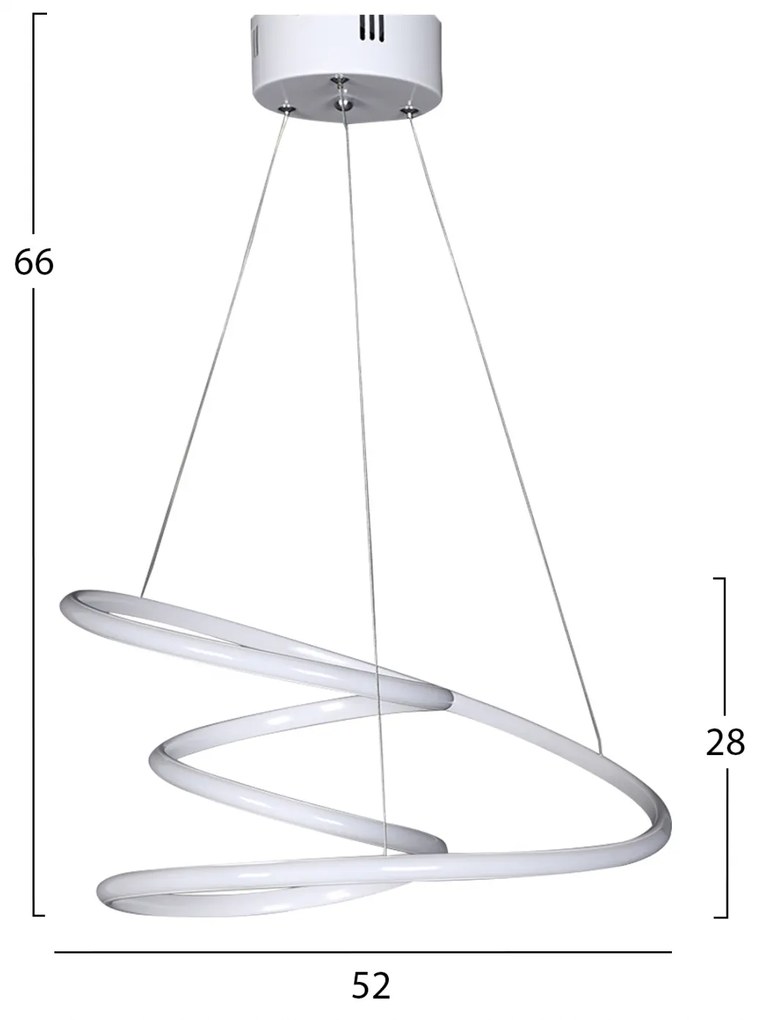 LED лампа HM7521.01 бял цвят