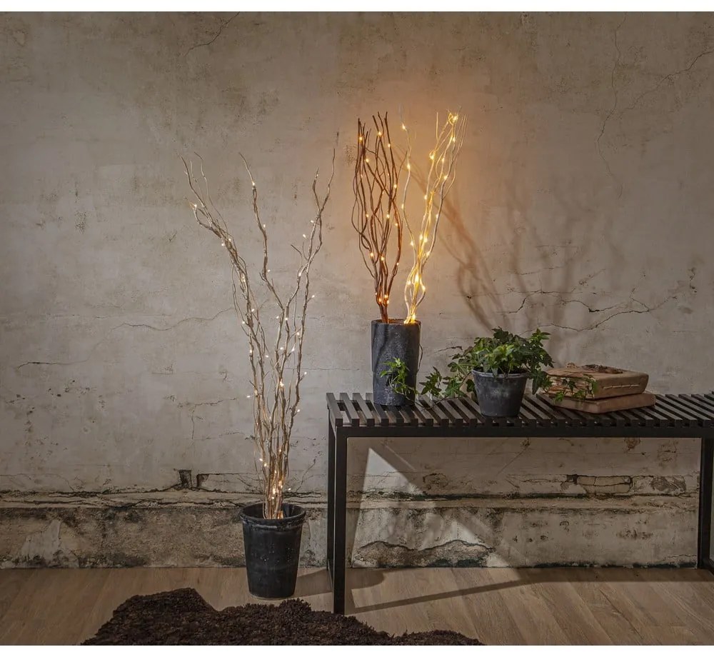 Бяла коледна светлинна украса Willow - Star Trading