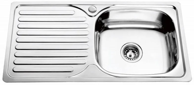 Кухненска мивка алпака 7843R Темпико, 80х43.5см