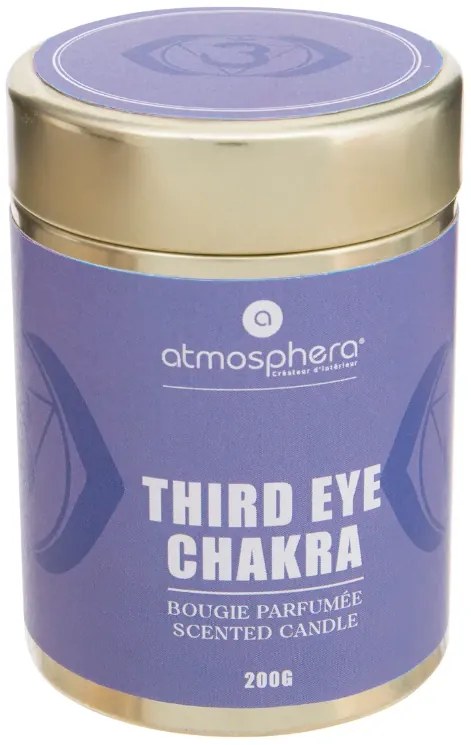 Ароматна свещ atmosphera Chakra, 200g - Third eye