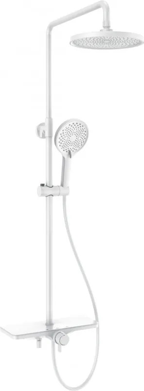 Mexen Frost душ комплект за открит монтаж с дъждовна душ глава и батерия,