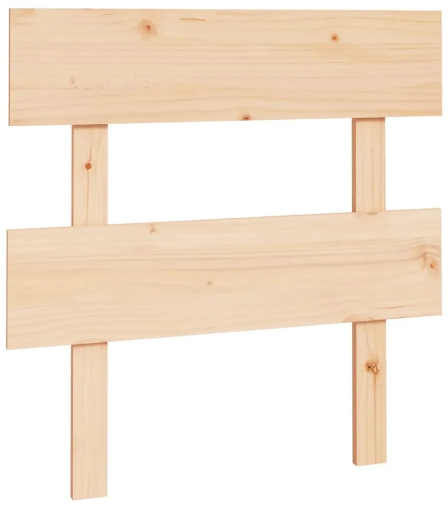 819045 vidaXL Горна табла за легло, 78,5x3x81 см, бор масив