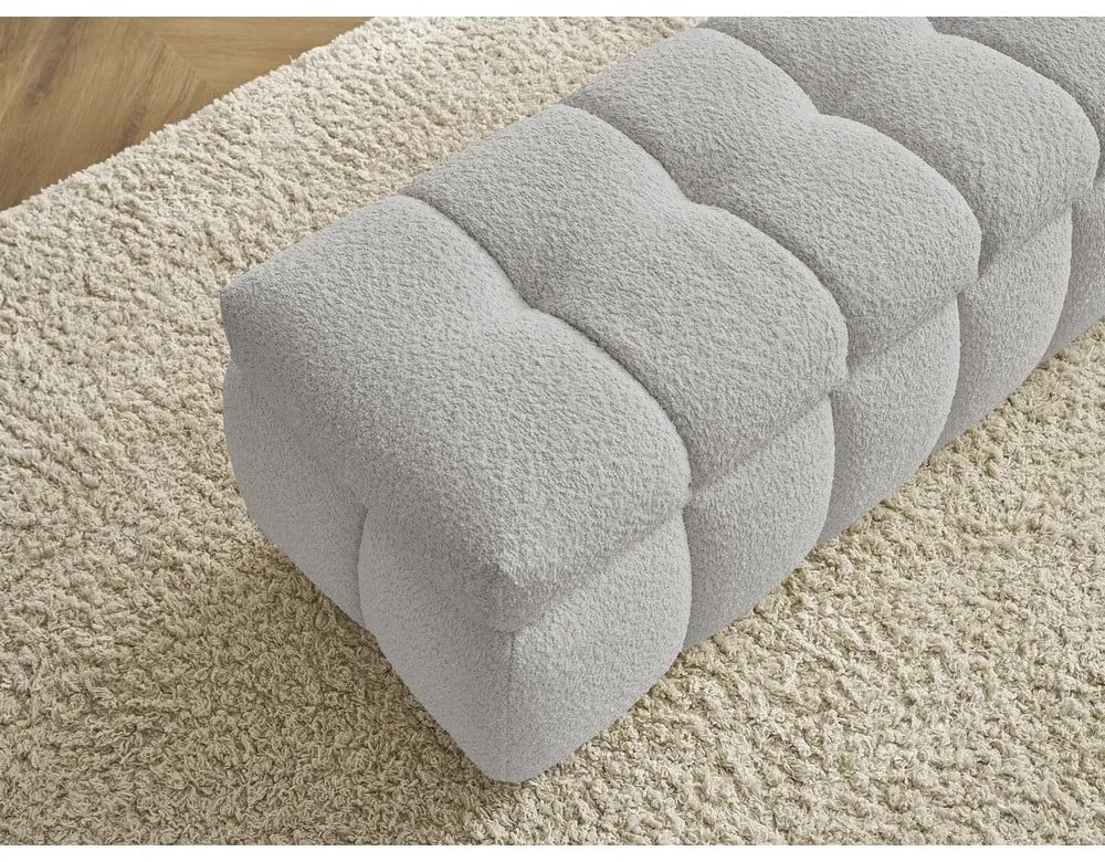 Светлосива пейка от букле Mont Blanc – Bobochic Paris