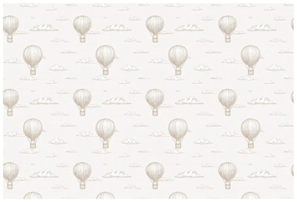 Самозалепващ тапет – Балони с горещ въздух в облаците
