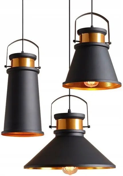 Лампа ASTI ABC APP177-3CP  Black/Gold