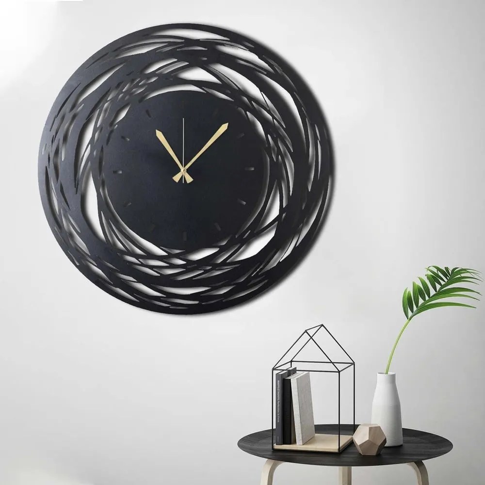 Метален стенен часовник Топче, ø 70 cm - Bystag