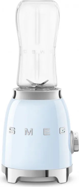 Блендер Smeg PBF01PBEU, 300W, 2x 600 мл, 20000-24000 об/мин, Противоплъзгаща основа, Без BPA, Неръждаема стомана, Пастелно син