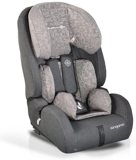 Столче за кола с Isofix 9-36 кг. Survivor CANGAROO - Shapes