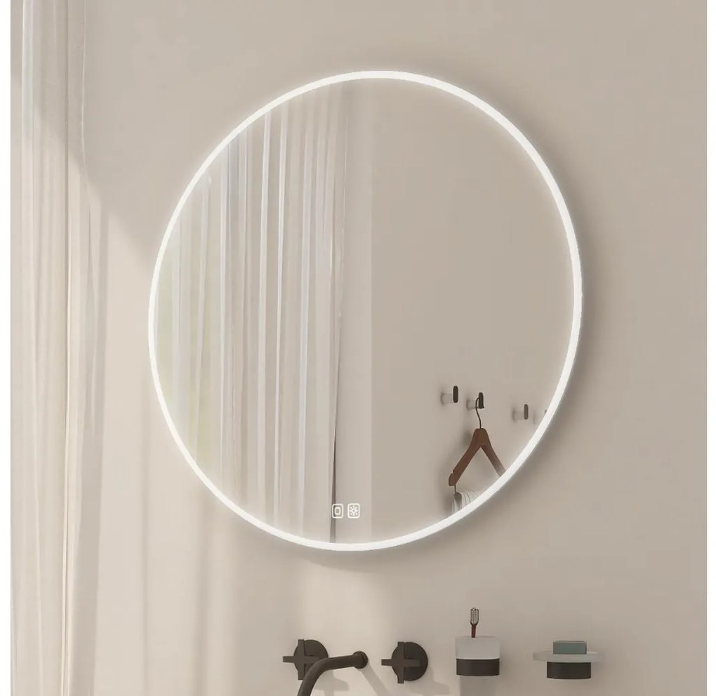 NIMCO ZP 26000RVX - LED огледало за баня с вградена подсветка 3000-6500K Ø 60 cm IP44