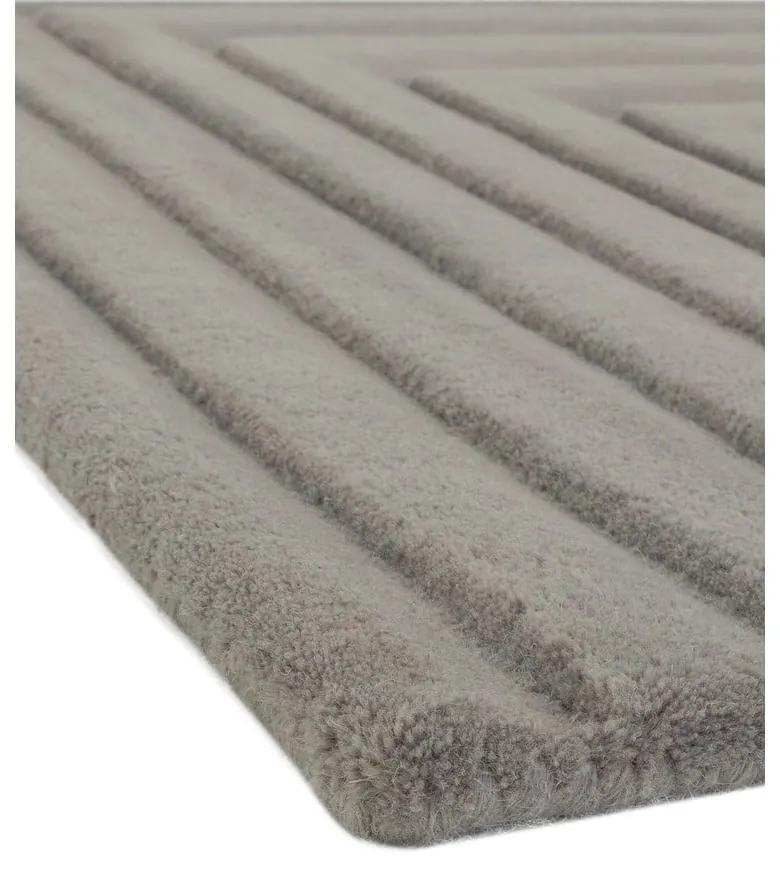 Сив вълнен килим 120x170 cm Form - Asiatic Carpets