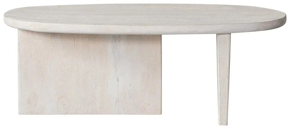 Масичка за кафе от масивно манго в естествен цвят 110x60 cm Seam – WOOOD