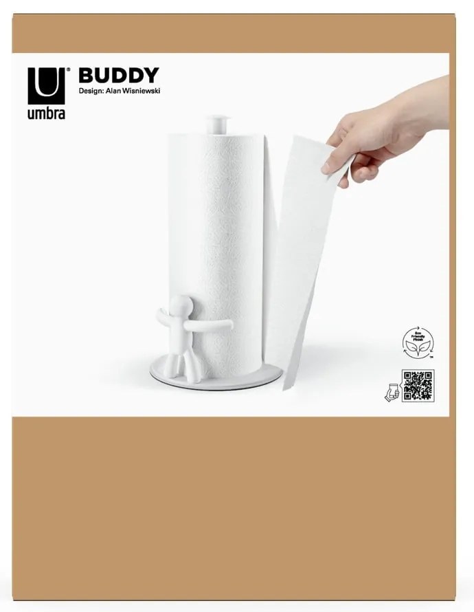 Стоманена поставка за кухненски кърпи ø 19 cm Buddy - Umbra