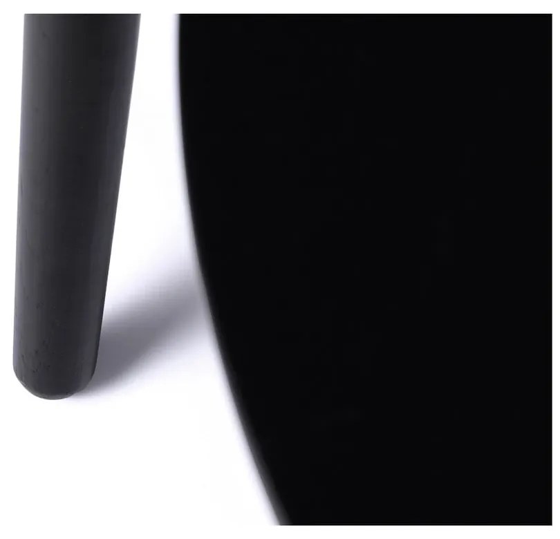 Черни кръгли масички за кафе в комплект от 2 бр. ø 88 cm Adda – Unique Furniture