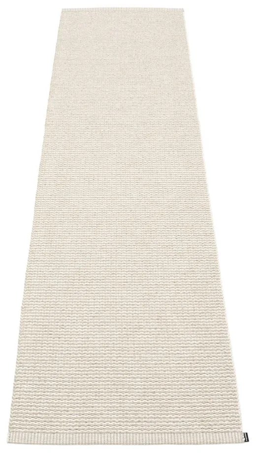 Кремава пътека за открито и закрито 60x250 cm Mono Linen Vanilla – Pappelina