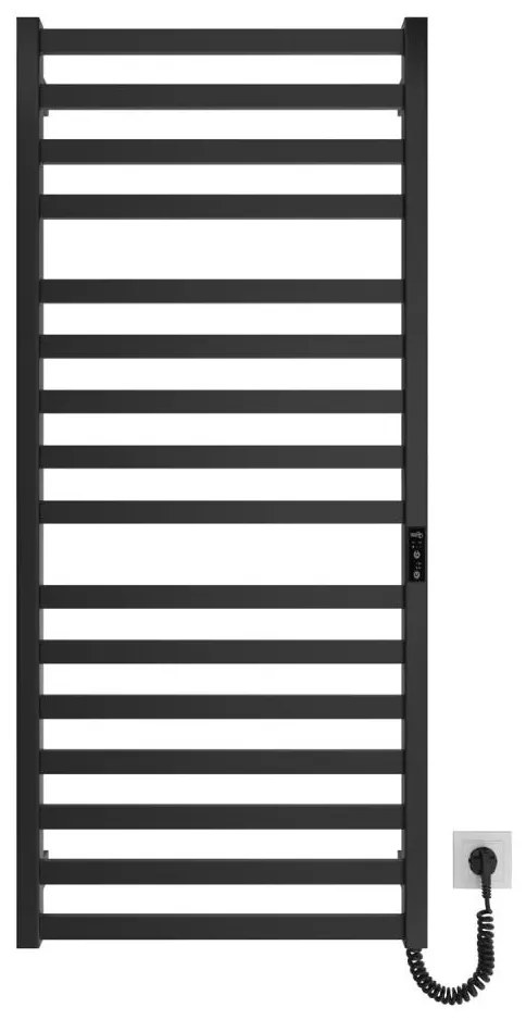 Отопляема лира за баня HF OXFORD 255W/230V 117x53 см черен