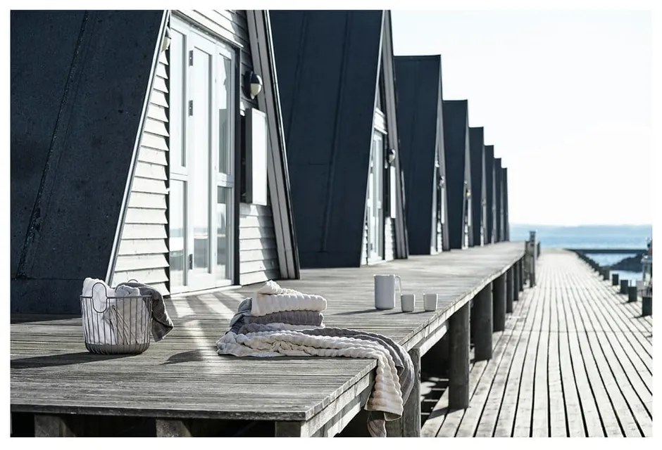 Бяла памучна кърпа за баня 70x140 cm Inu - Zone