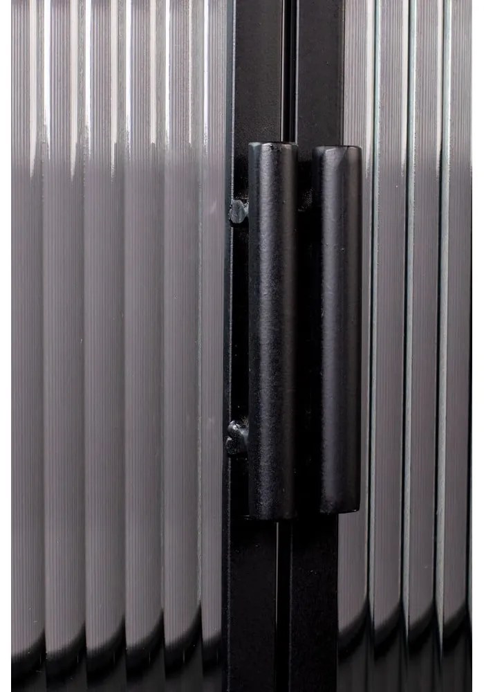 Черен метален шкаф 60x90 cm Boli - Dutchbone