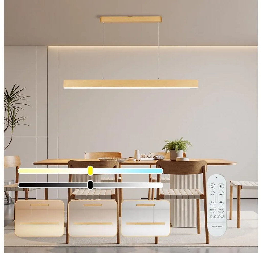 Brilagi - Димируем LED полилей SLEEKLINE SMART LED/40W/230V Wi-Fi Tuya + дистанционно управление