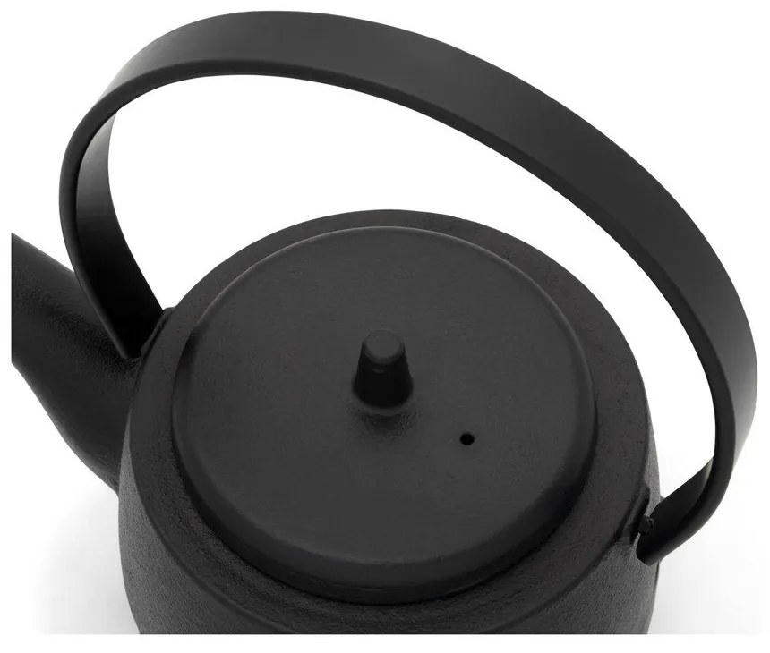 Черен чугунен чайник с цедка 1,2 l Kobe – Bredemeijer