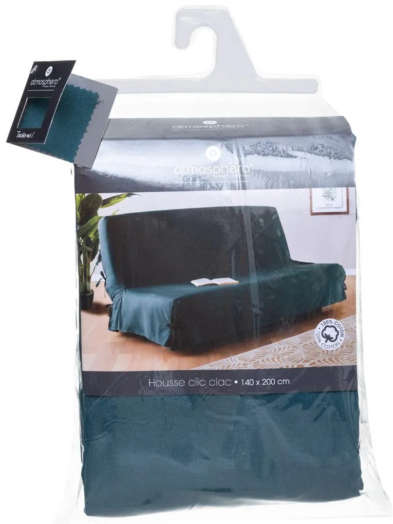 Покривало за диван atmosphera, Памук, 140x200 cm - Син