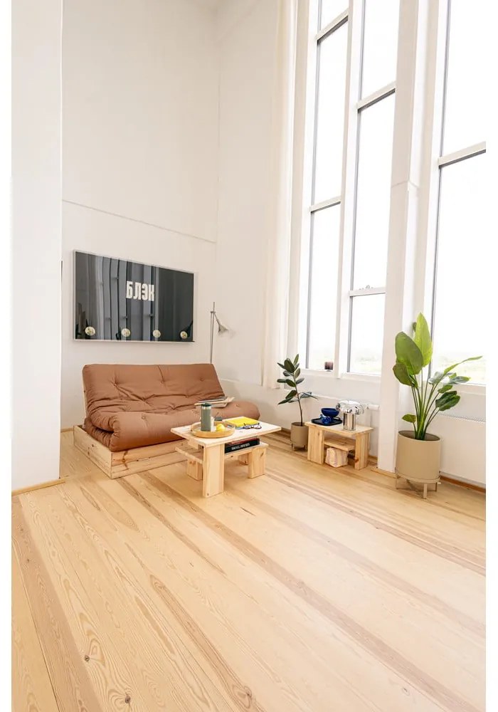 Кафяв разтегателен диван 145 cm Flip – Karup Design