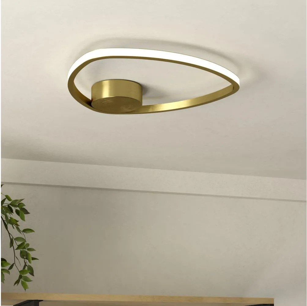 Eglo 902149 - LED таванно осветително тяло MOSCHELLA LED/9,7W/230V, златисто