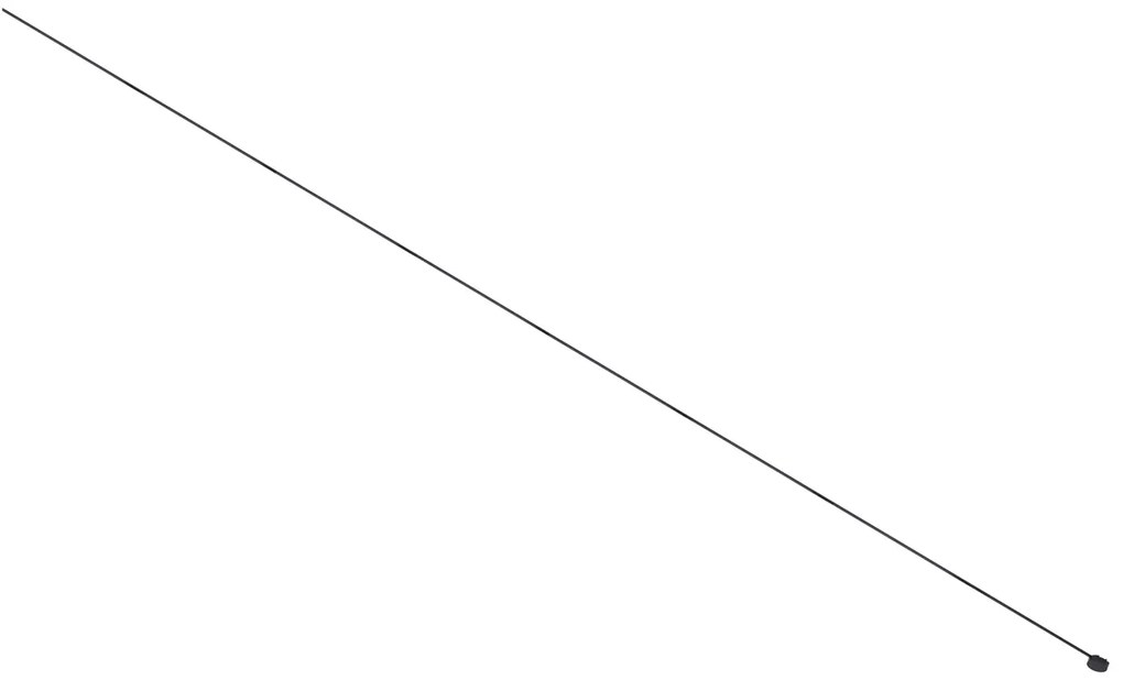 Модерна релсова система за осветление, черна, 1-фазна, 800 см, с кръгъл захранващ блок - Magnetic