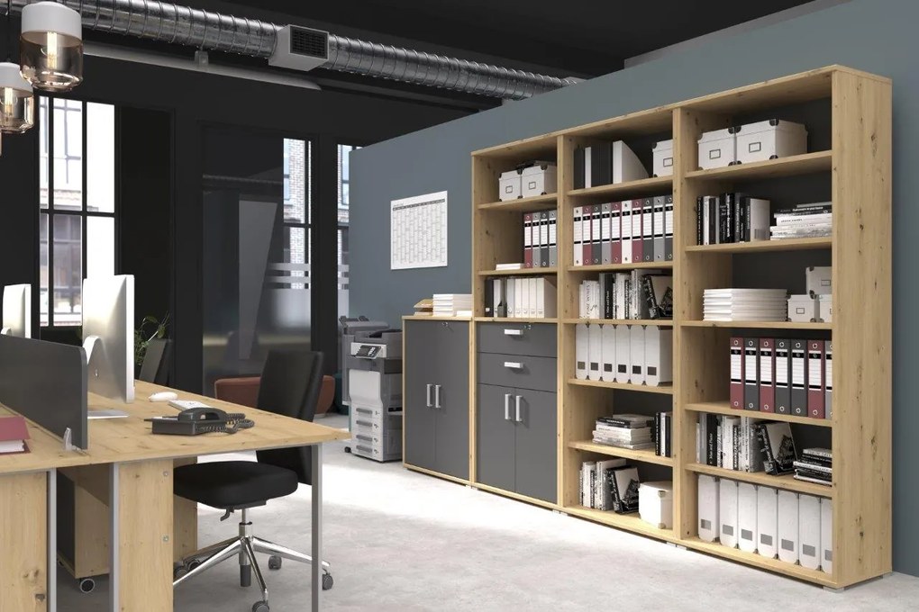 Врати Библиотечкаς Svenson с чекмеджеα