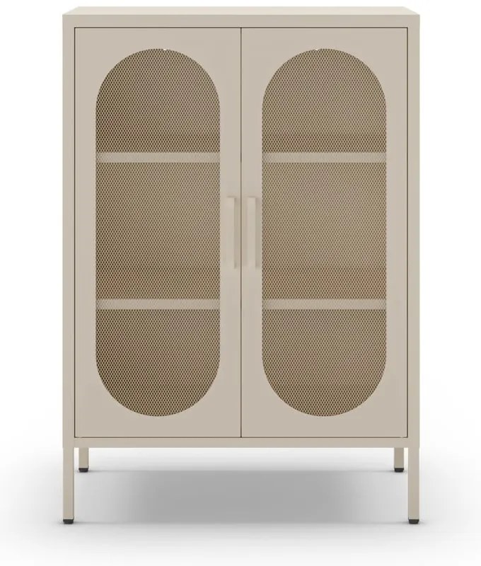 Кремаво шкафче 70x100 cm Diora – Marckeric