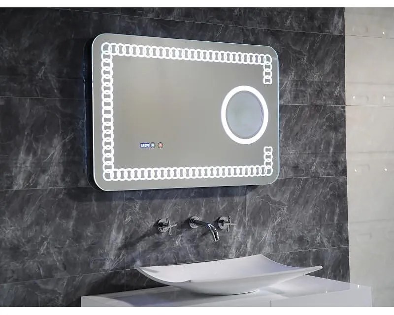 LED огледало за баня с нагревател, 60x90см, Inter Ceramic, ICL 1790