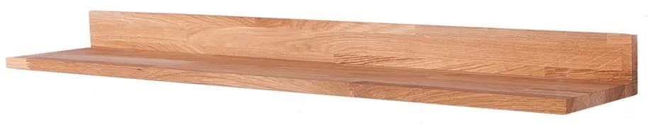Стенен рафт за снимки от масивен дъб в естествен цвят 100 cm Kalle – Interia Home &amp; Living