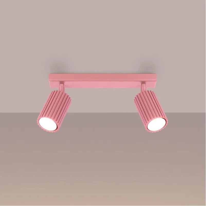 Brilagi - LED точково осветително тяло CRESTO 2xGU10/10W/230V розово