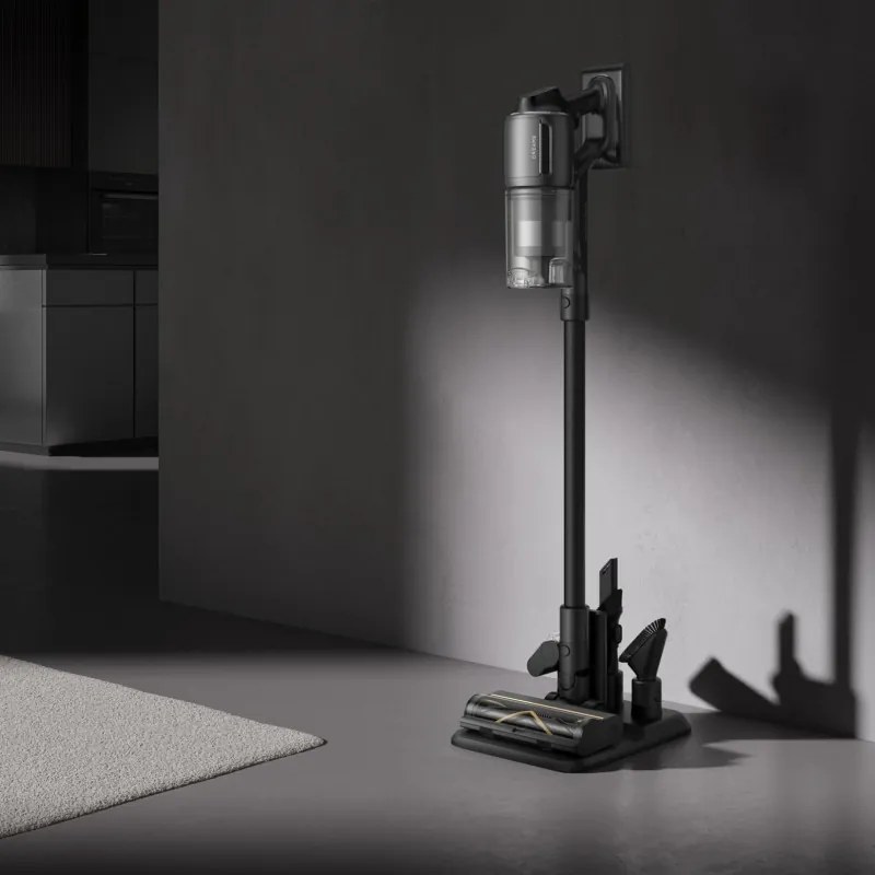 Безкабелна прахосмукачка Dreame Z30 AquaCycle VZV77B, 855W, 310AW, 150000 об/мин, 3 степени, 0.32/0.4/0.6 л, 90 мин, HEPA H14, LED, Безчетков мотор, Черен