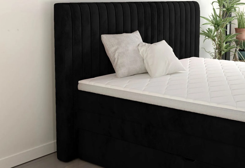 Тапицирано легло Melantha С матрак и протекор-180 x 200-Mauro