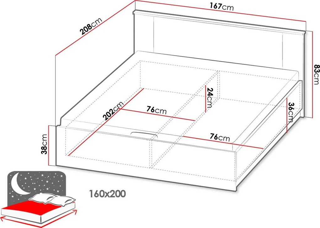 Легло Lamelo II-С повдигаща машина