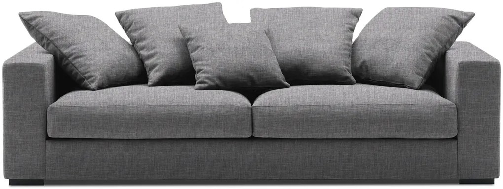 Диван Pilo двуместен-140φ 90β εκ.-Γκρι Anoixto