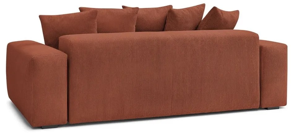 Диван от рипсено кадифе в тухлен цвят 280 cm Voltaire – Bobochic Paris