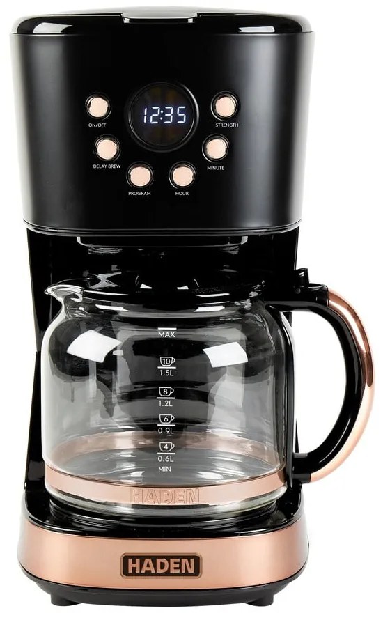 Кафемашина в черен и меден цвят – Haden