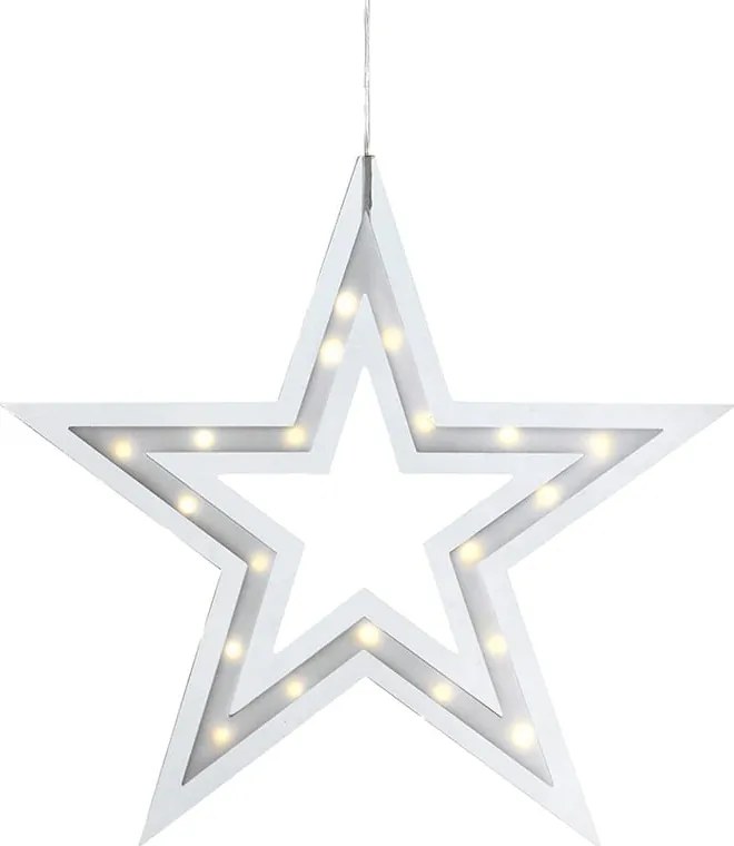 Бяла светлинна декорация Kville – Markslöjd