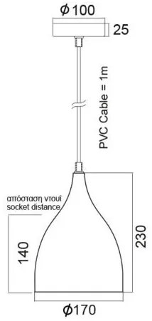 Полилей Norma-Диаметър 17 См