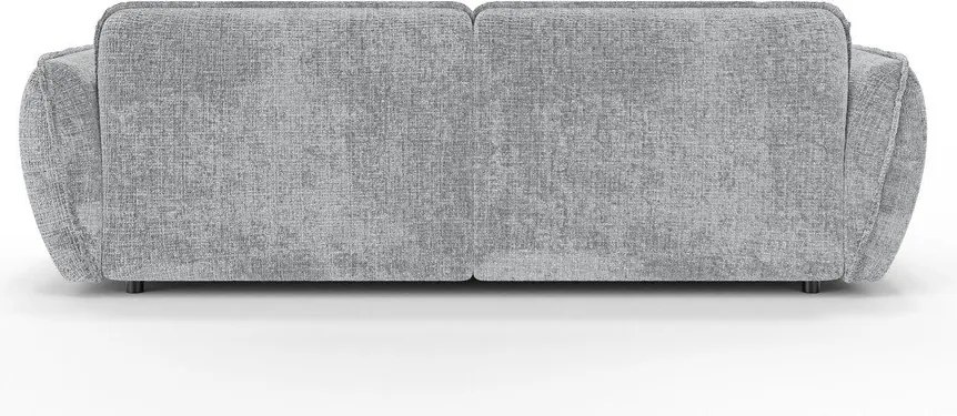 Светлосив шенилов ъглов диван (ляв ъгъл) Nelia – Ropez