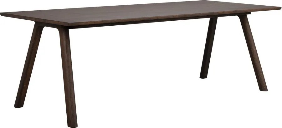 Сгъваема трапезна маса от масивен дъб 95x220 cm Clapperton – Rowico