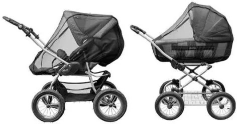 Baby Dan - Комарник за количка - Черен 1200145