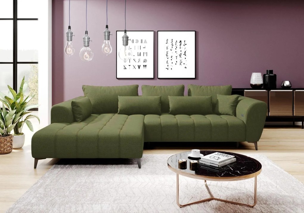 Ъглов диван Rayman-Prasino-Left