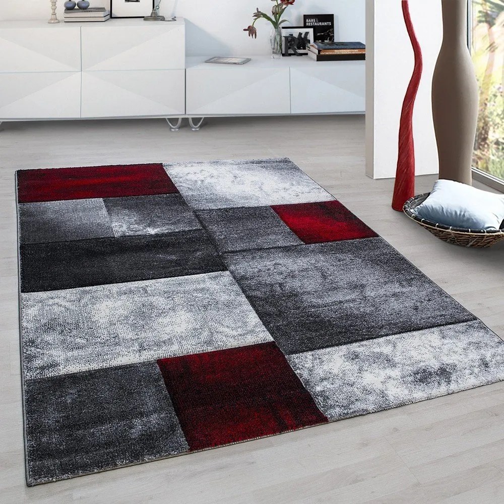 Килим в цвят бордо и сиво 80x150 cm Hawaii – Ayyildiz Carpets