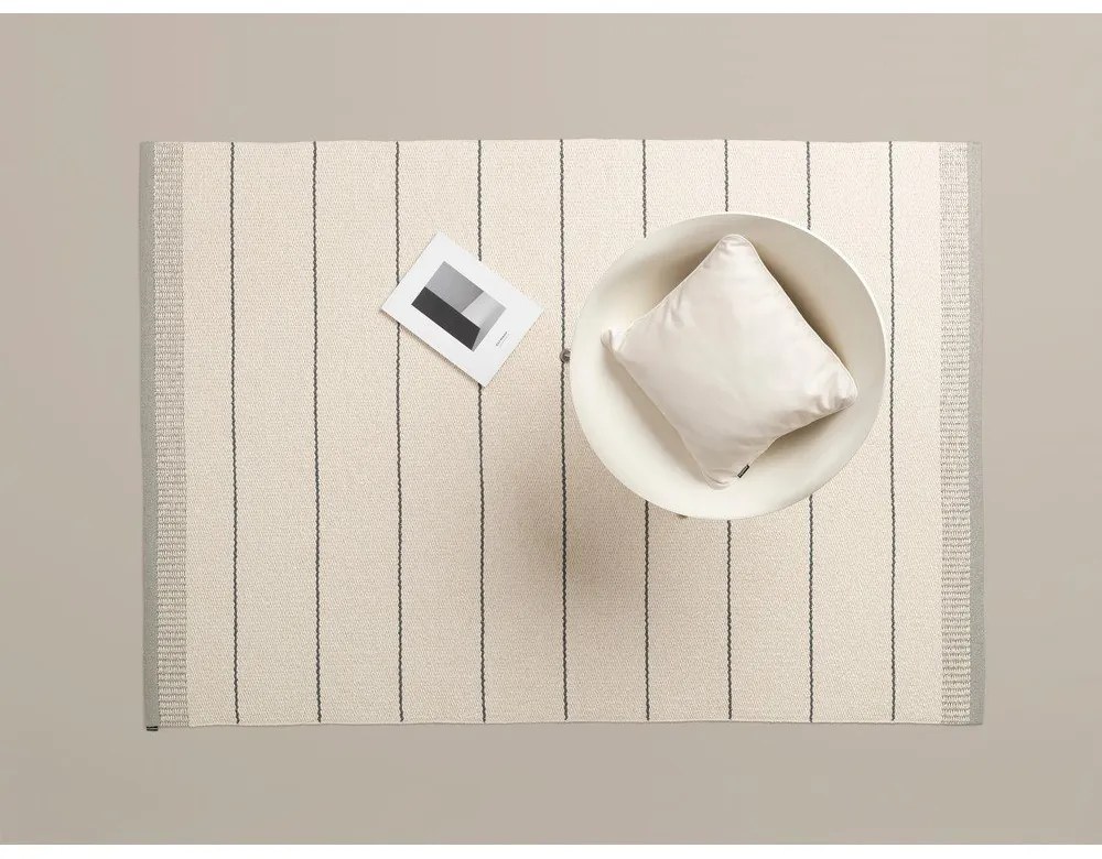 Светлосив и кремав килим за открито и закрито 60x125 cm Belle Warm Grey – Pappelina